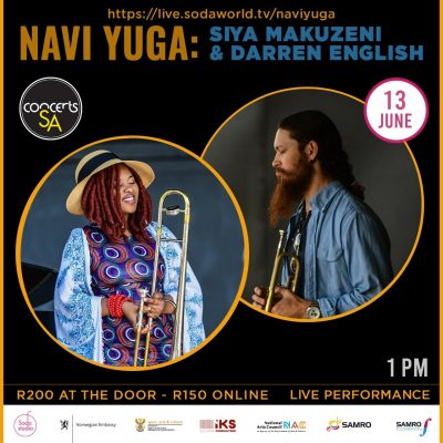 #DMF2020 Recipients: Siya Makuzeni & Darren English (Navi Yuga) performing at Soda Studios, Downtown Johannesburg, South Africa (June 2020).